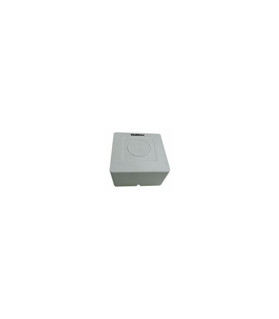Caixa Plastica Sobrepor / CFTV Quadrada Branca 8x8x4 cm
