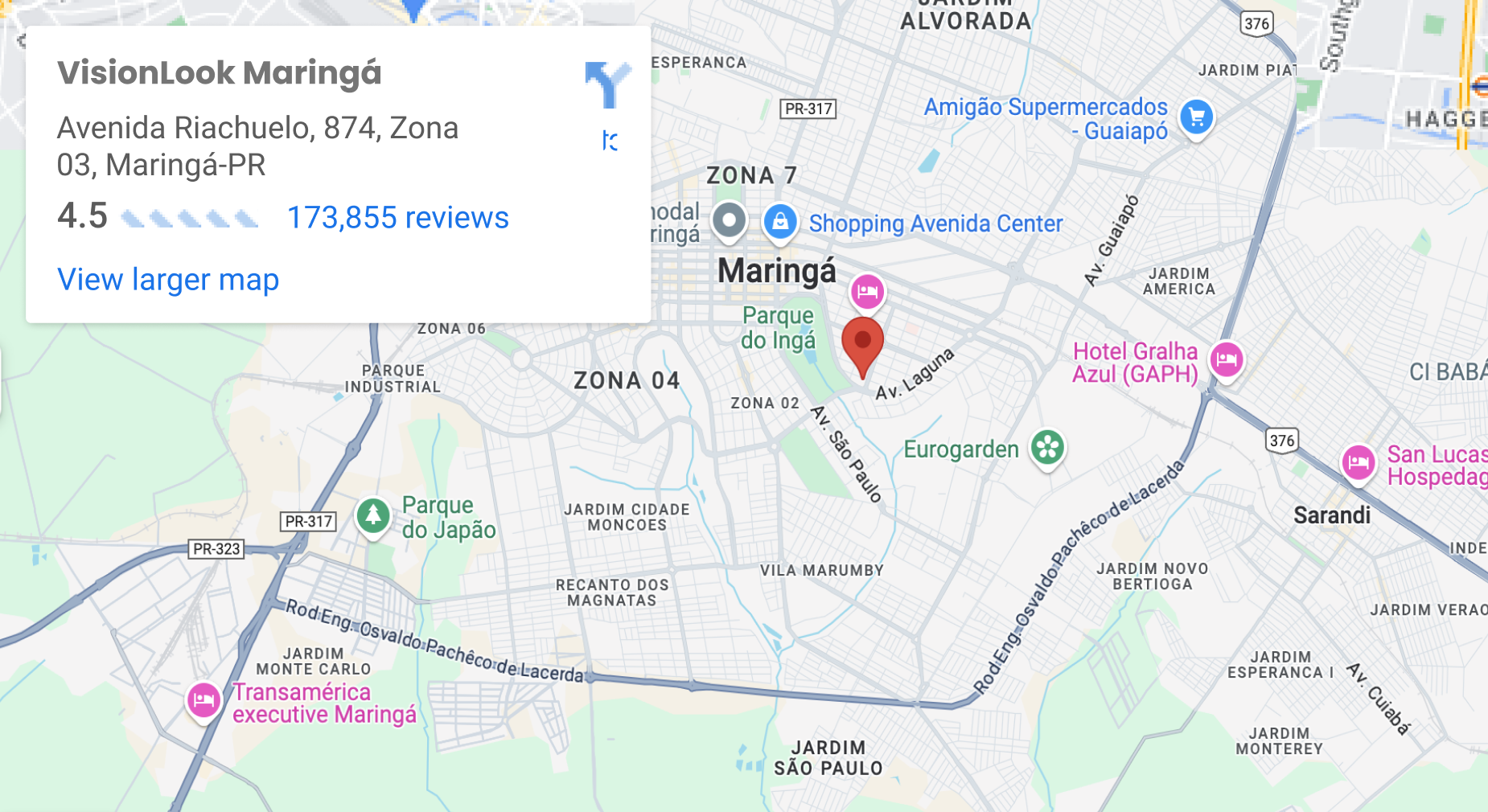 Google Maps Visionlook