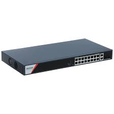 Switch Hik 16 Portas Gigabit PoE + 2p Gigabit + 2p SFP DS-3E1520HP Gerenciável